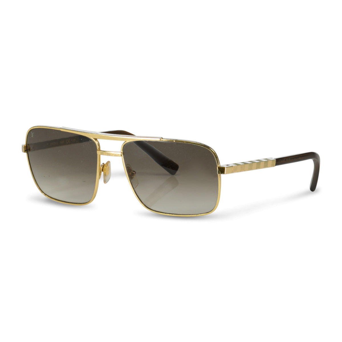 LOUIS VUITTON Attitude Sunglasses Z0259U Gold/Brown | Luxity