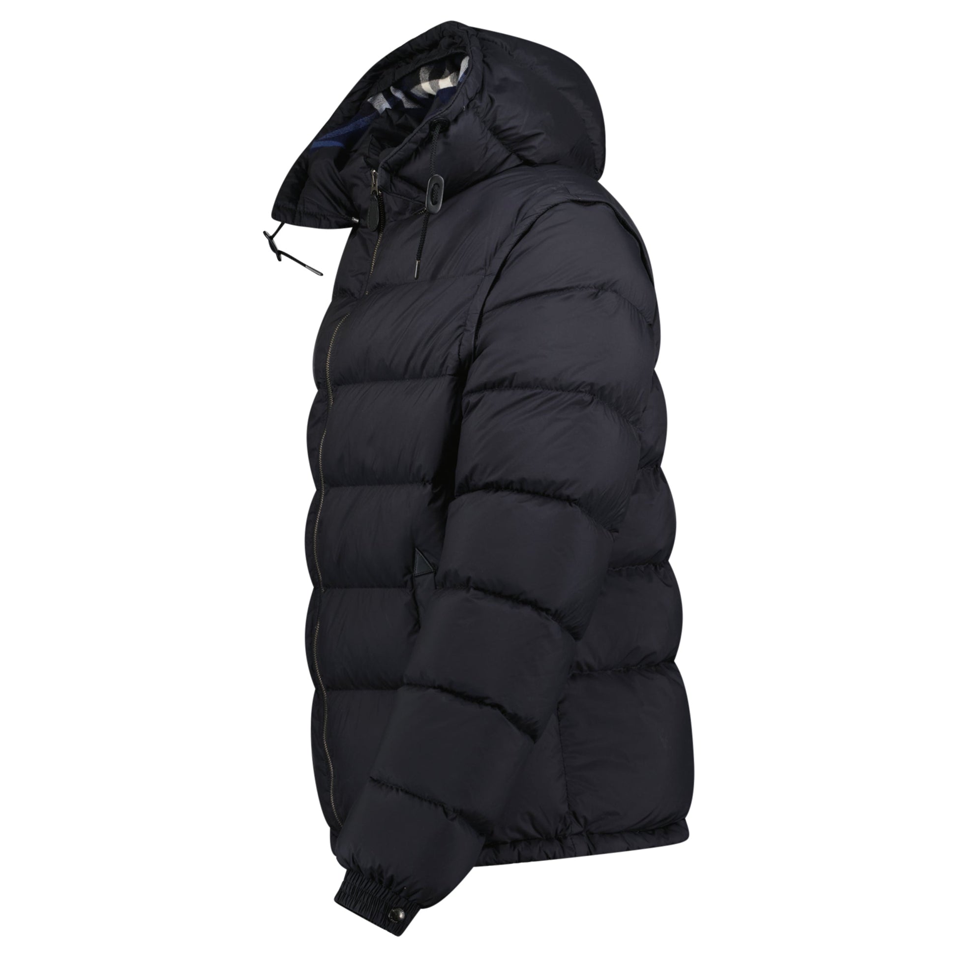 BURBERRY BLACK PUFFER COAT / GILET - MEDIUM (Fits L) - affluentarchivesUsed HIGH END DESIGNER CLOTHING