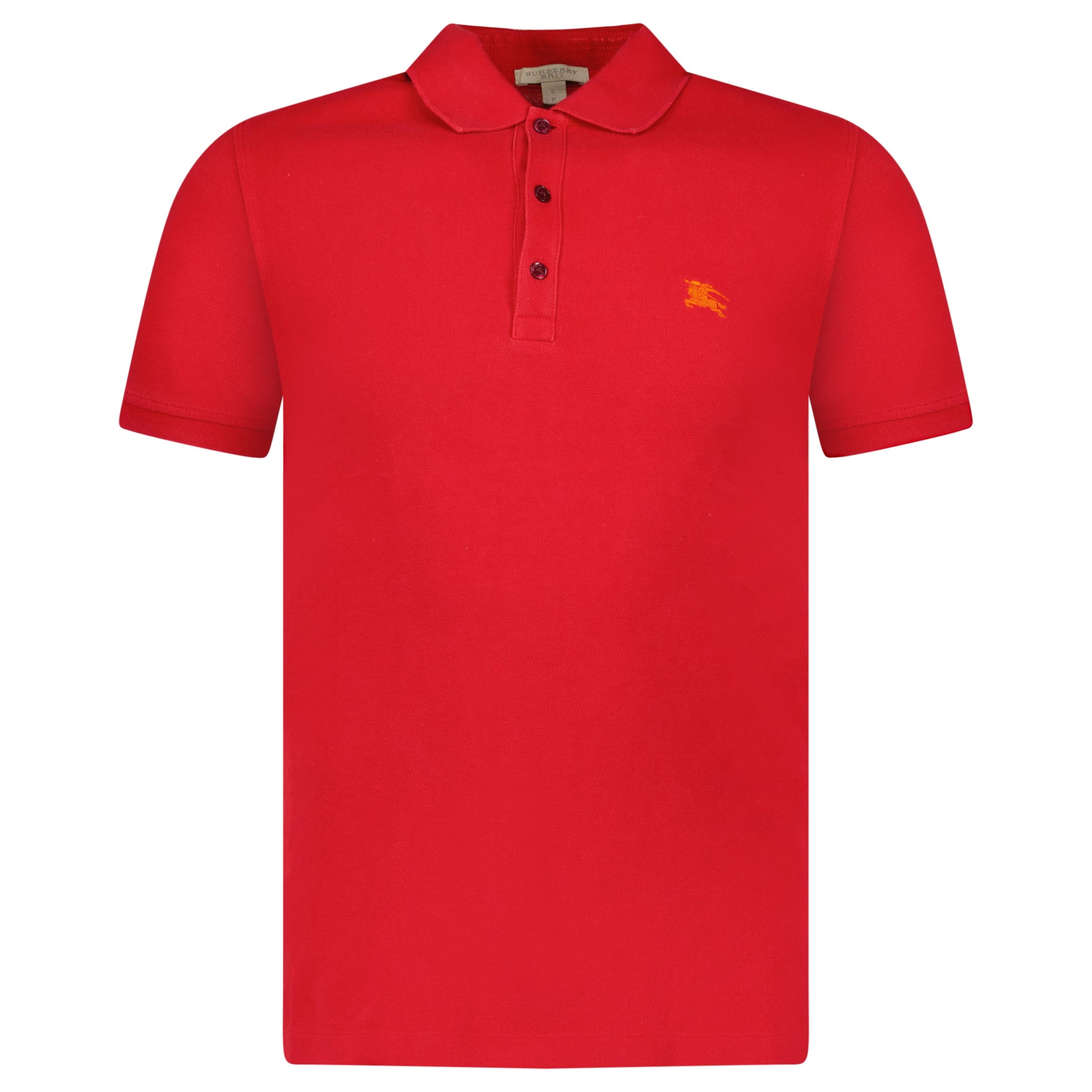 BURBERRY RED POLO - SMALL - Affluent ArchivesUsed HIGH END DESIGNER CLOTHING