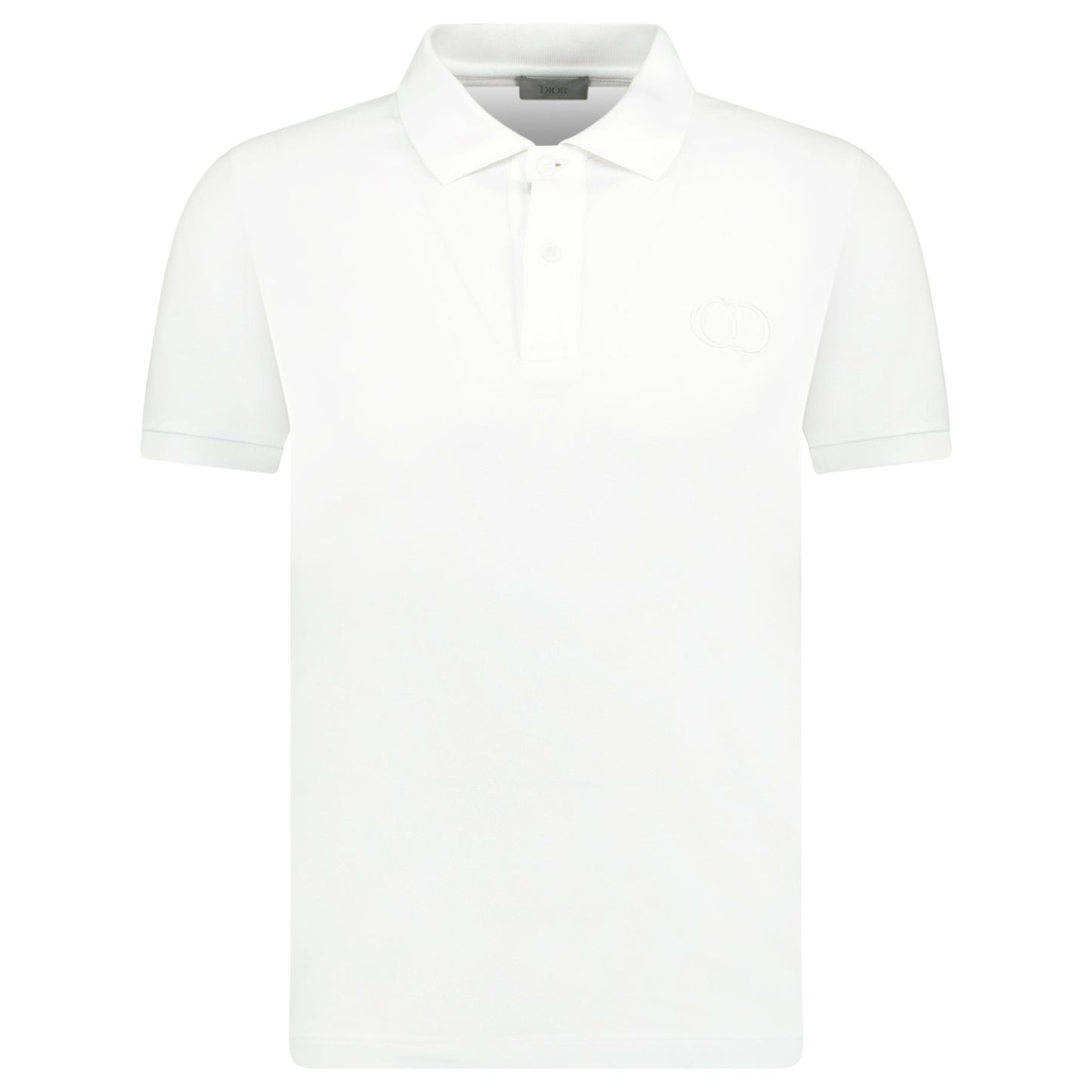 DIOR ICON POLO WHITE - SMALL - Affluent ArchivesUsed HIGH END DESIGNER CLOTHING