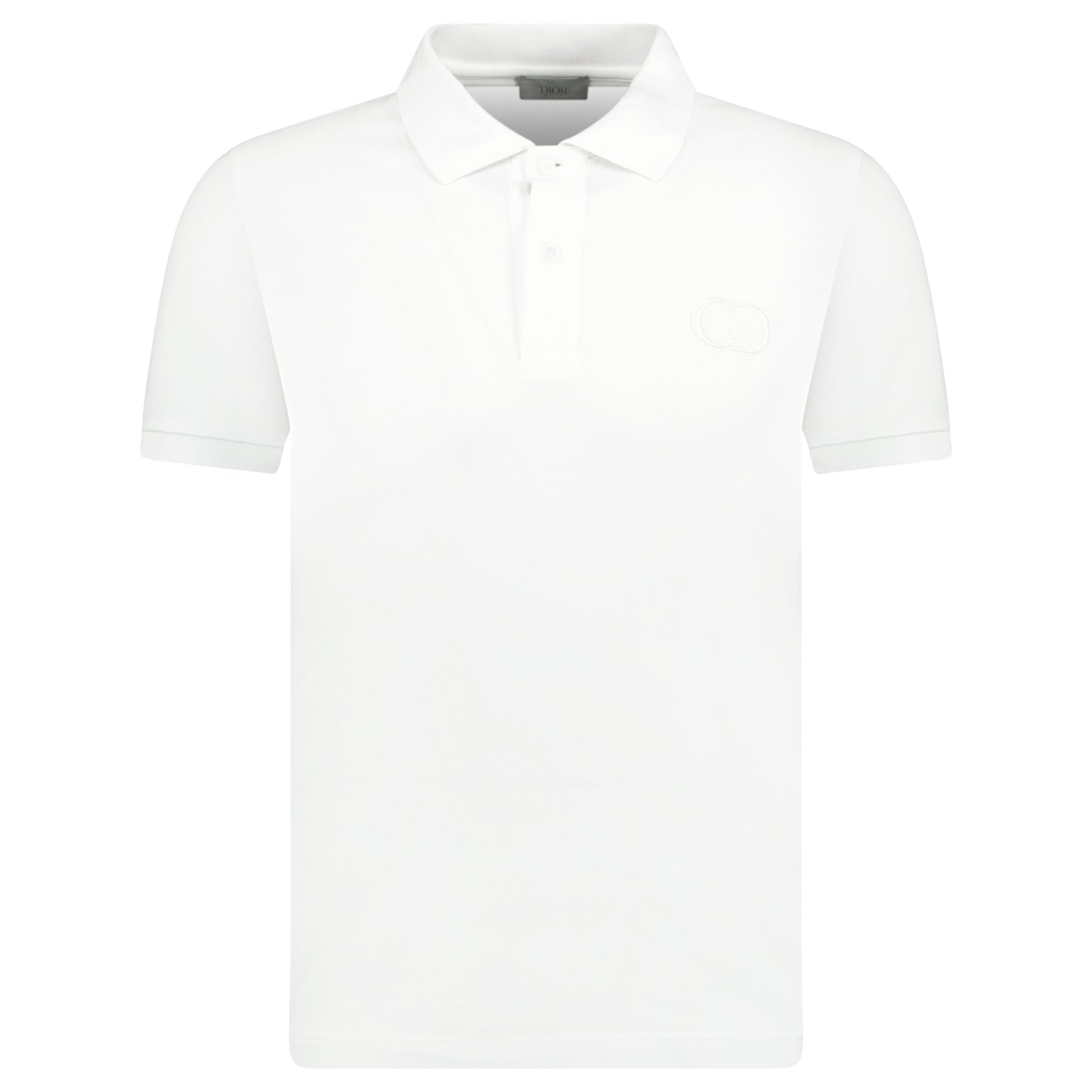 DIOR ICON POLO WHITE - SMALL - Affluent ArchivesUsed HIGH END DESIGNER CLOTHING