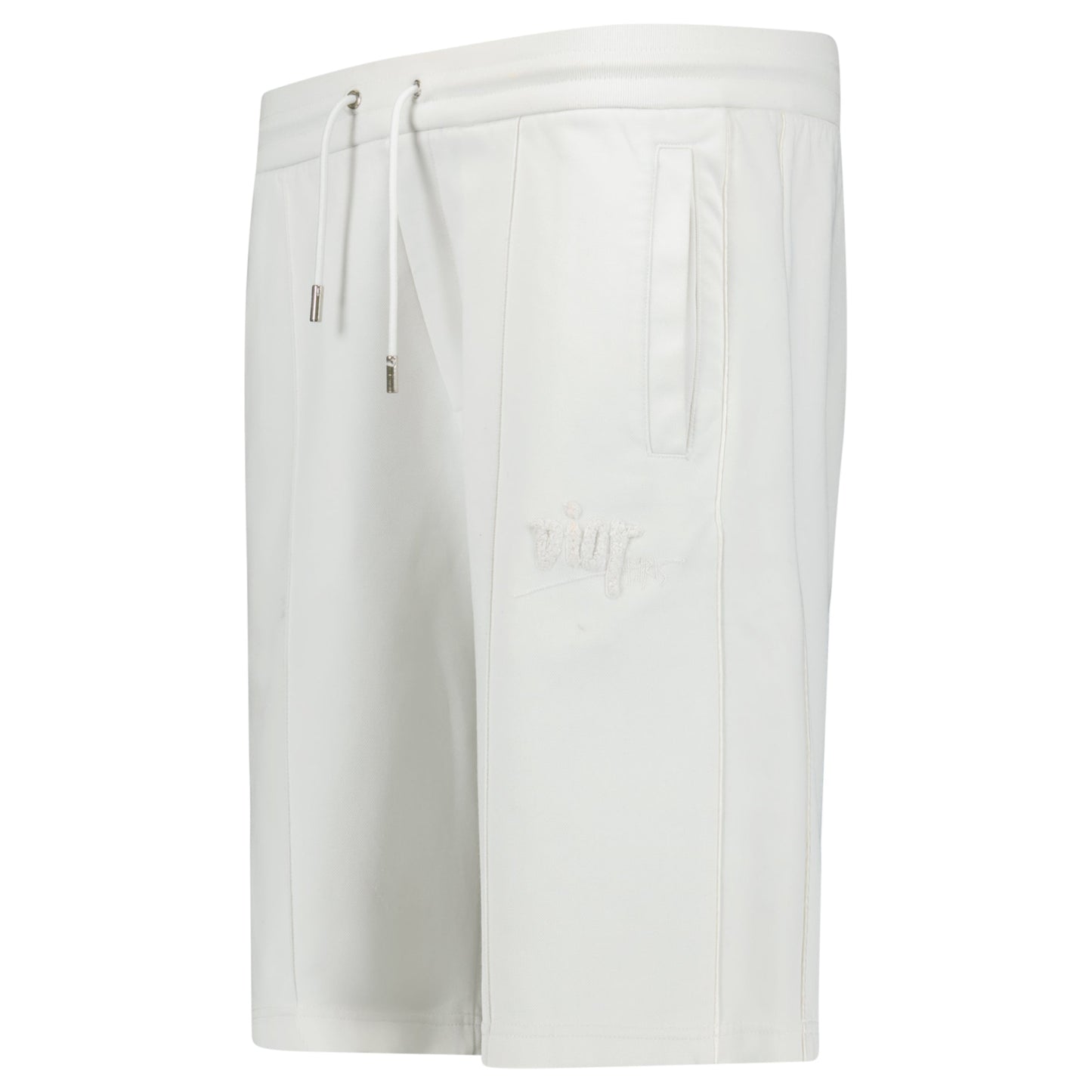 DIOR LOGO WHITE TRACK SHORTS - LARGE - Affluent ArchivesUsed HIGH END DESIGNER CLOTHING