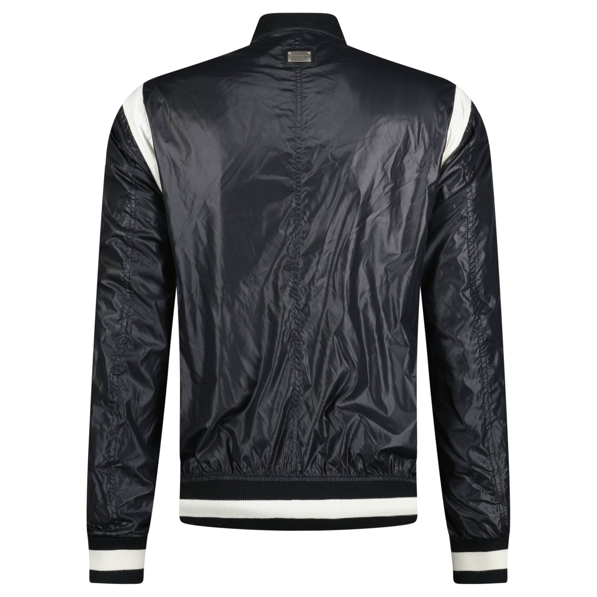 DOLCE AND GABBANA BLACK PLAQUE JACKET - LARGE - affluentarchivesUsed HIGH END DESIGNER CLOTHING