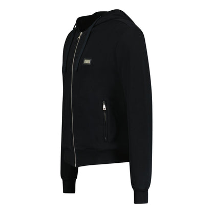 DOLCE AND GABBANA PLAQUE HOODIE - LARGE (50) - affluentarchivesUsed HIGH END DESIGNER CLOTHING