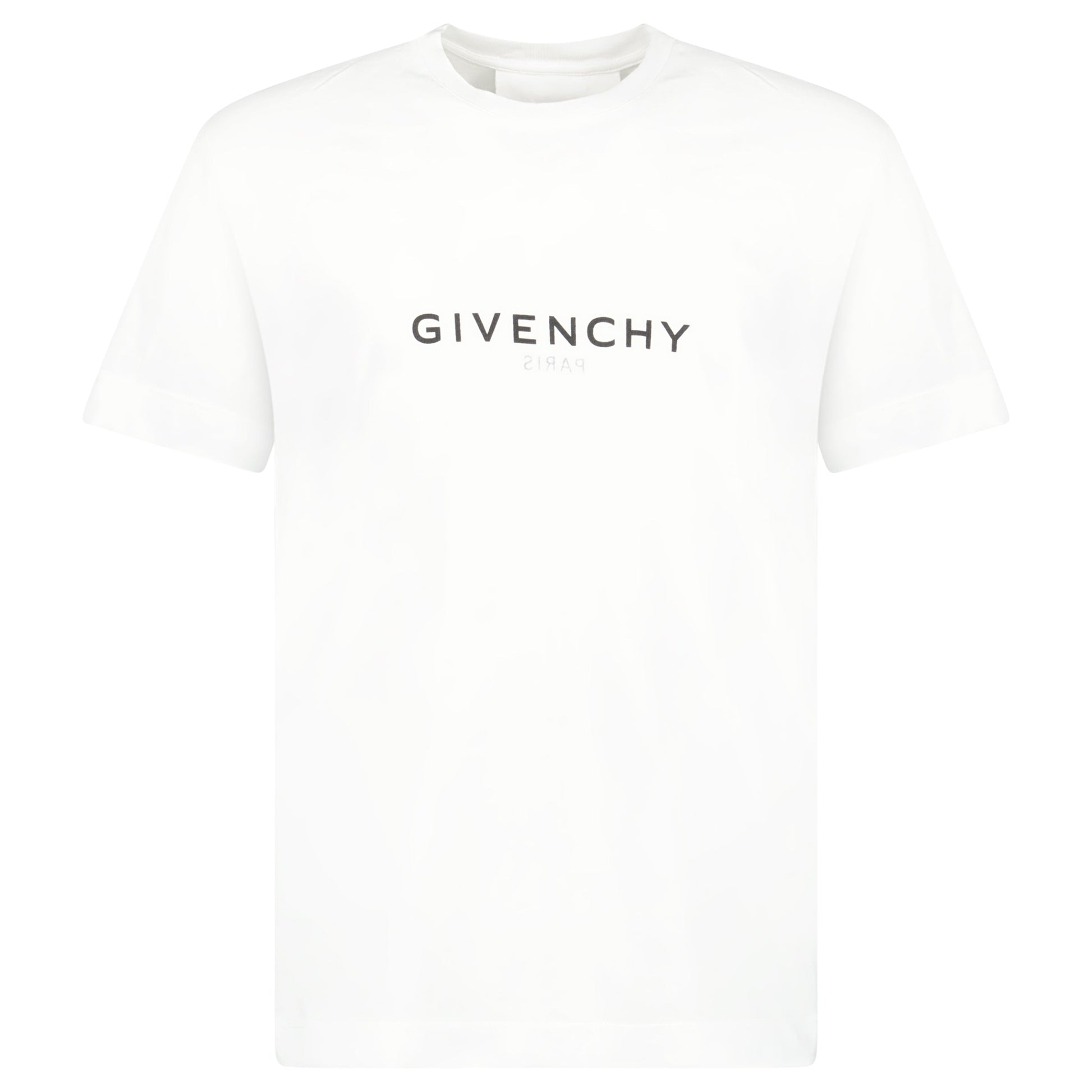 GIVENCHY WHITE LOGO T SHIRT - XS (Fits M) - Affluent ArchivesUsed HIGH END DESIGNER CLOTHING