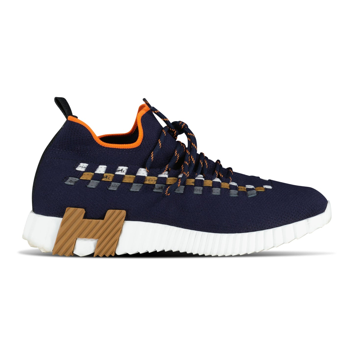 HERMES FLEX NAVY TRAINER - UK 6 (Fit 7) - affluentarchivesUsed HIGH END DESIGNER CLOTHING