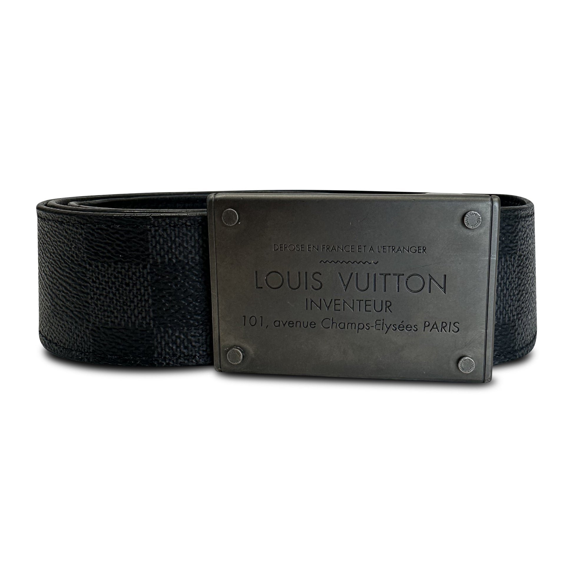 LOUIS VUITTON INVENTEUR BELT - affluentarchivesUsed HIGH END DESIGNER CLOTHING