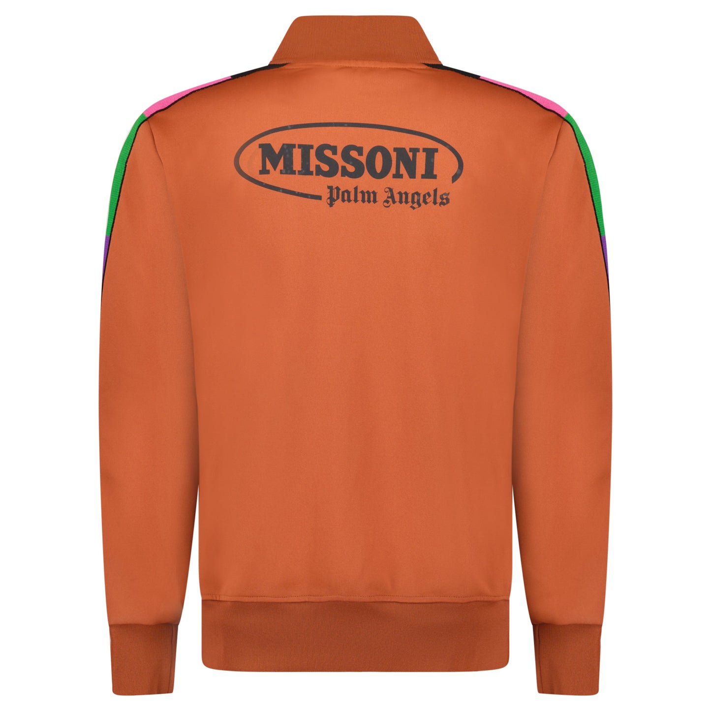 MISSONI X PALM ANGELS ZIP JACKET ORANGE - LARGE - Affluent ArchivesUsed HIGH END DESIGNER CLOTHING