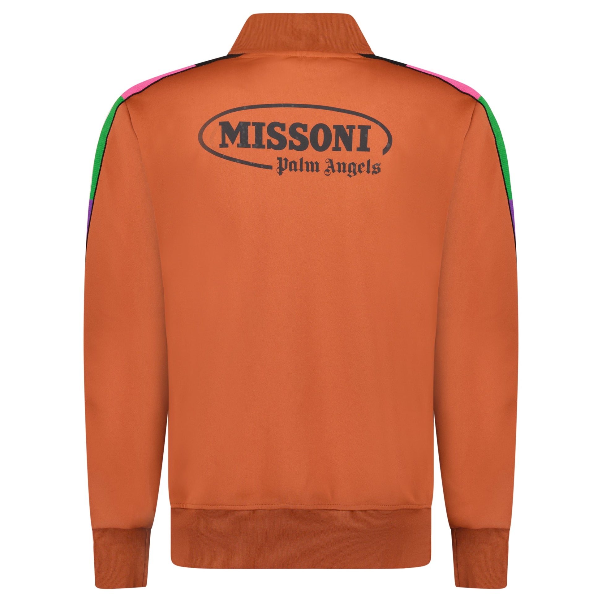 MISSONI X PALM ANGELS ZIP JACKET ORANGE - LARGE - Affluent ArchivesUsed HIGH END DESIGNER CLOTHING