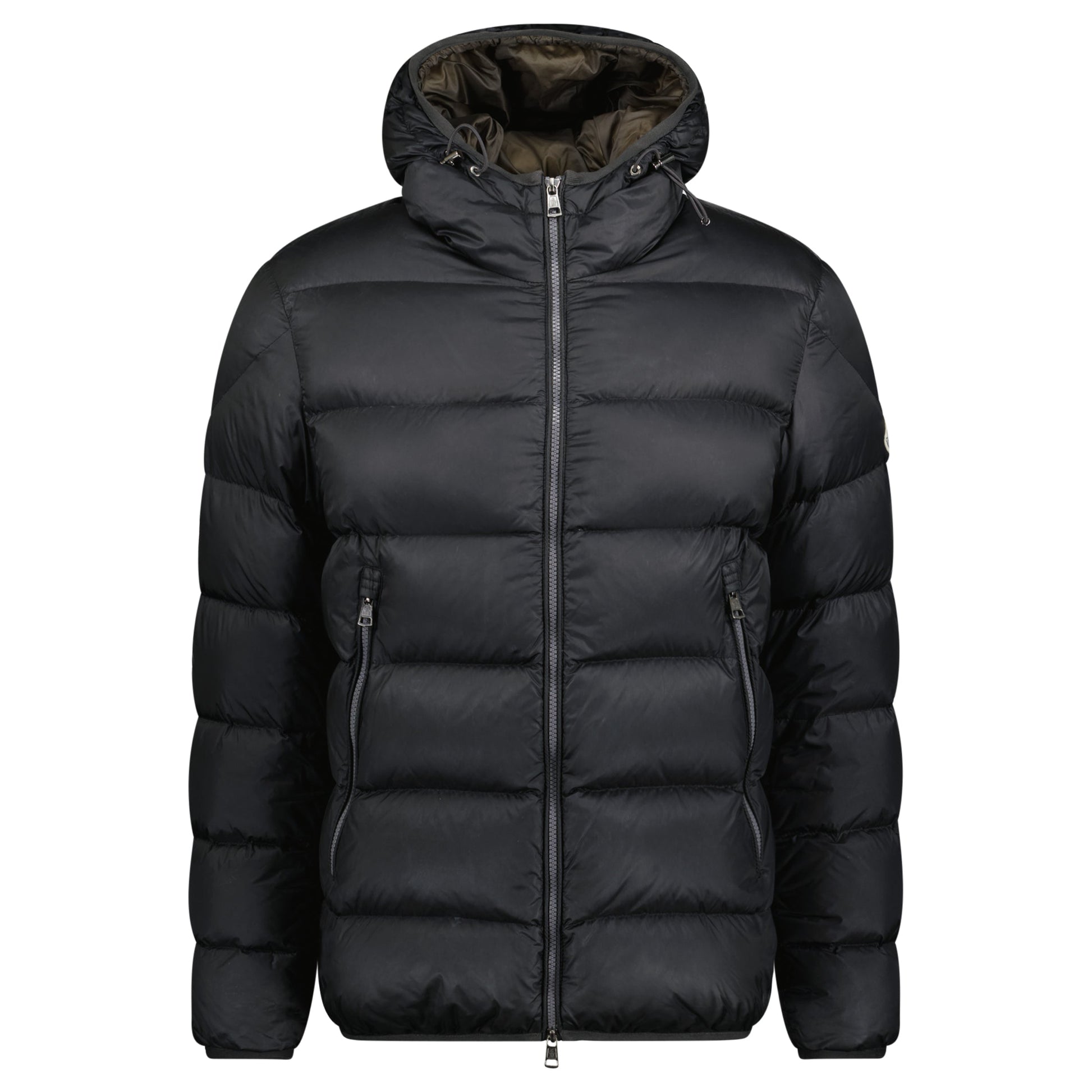 MONCLER CHAUVON BLACK JACKET - SIZE 5 (Fits L) - affluentarchivesUsed HIGH END DESIGNER CLOTHING