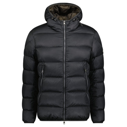 MONCLER CHAUVON BLACK JACKET - SIZE 5 (Fits L) - affluentarchivesUsed HIGH END DESIGNER CLOTHING