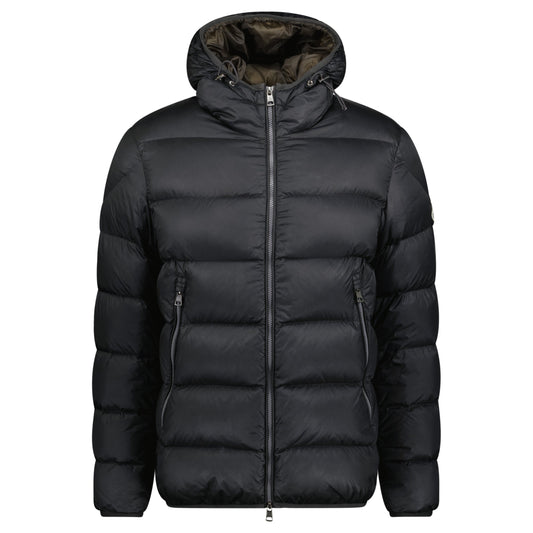 MONCLER CHAUVON BLACK JACKET - SIZE 5 (Fits L) - affluentarchivesUsed HIGH END DESIGNER CLOTHING