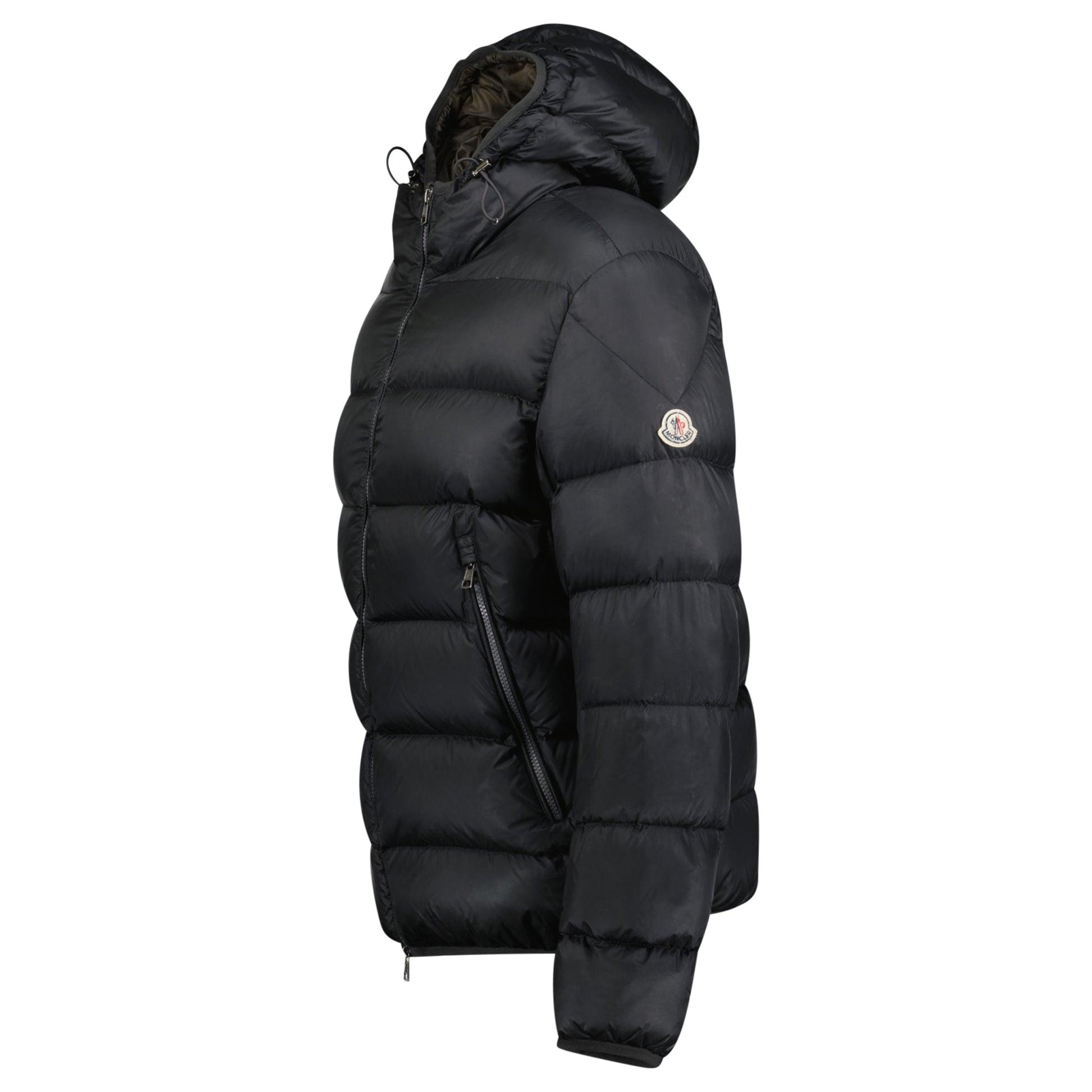 MONCLER CHAUVON BLACK JACKET - SIZE 5 (Fits L) - affluentarchivesUsed HIGH END DESIGNER CLOTHING