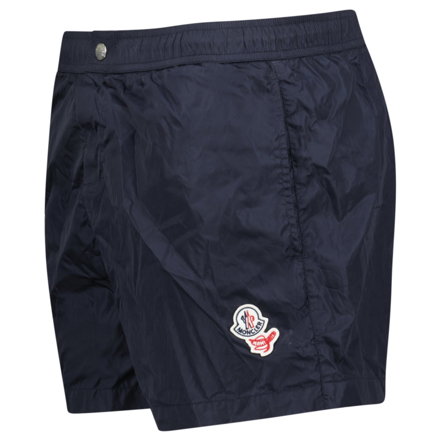 MONCLER LOGO SWIM SHORTS NAVY - LARGE - Affluent ArchivesUsed HIGH END DESIGNER CLOTHING