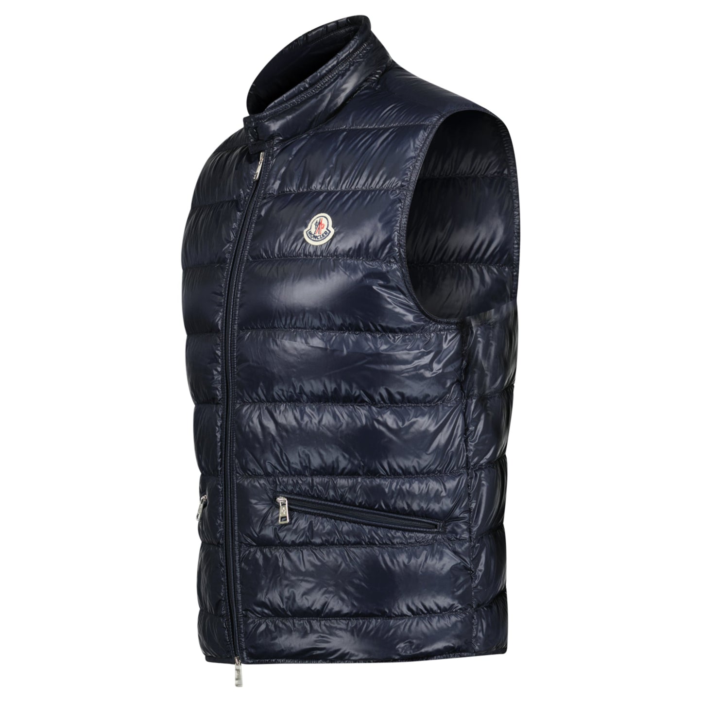 MONCLER NAVY GILET - 3 (M) - affluentarchivesUsed HIGH END DESIGNER CLOTHING