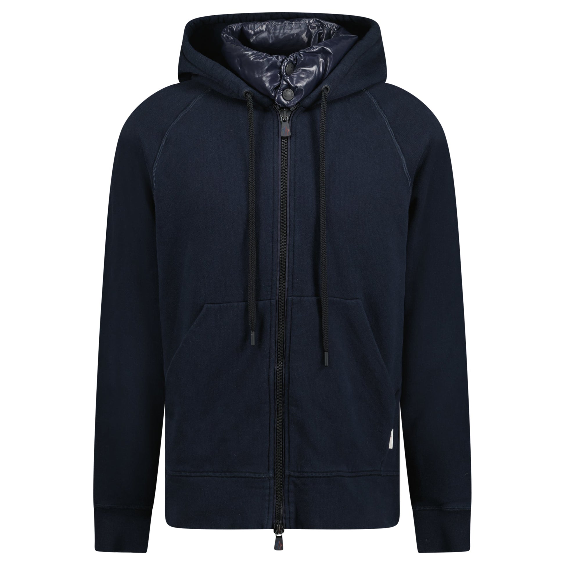 MONCLER NAVY GRENOBLE HOODIE - XL - affluentarchivesUsed HIGH END DESIGNER CLOTHING