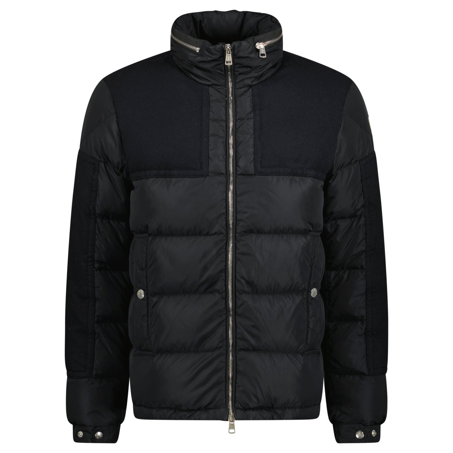 MONCLER QUILTED DOWN JACKET BLACK - SIZE 2 (Fits M) - affluentarchivesUsed HIGH END DESIGNER CLOTHING