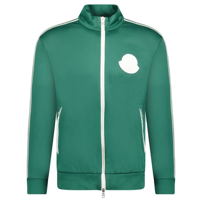 MONLCER GREEN TRACK JACKET - LARGE (Fits M) - affluentarchivesUsed HIGH END DESIGNER CLOTHING