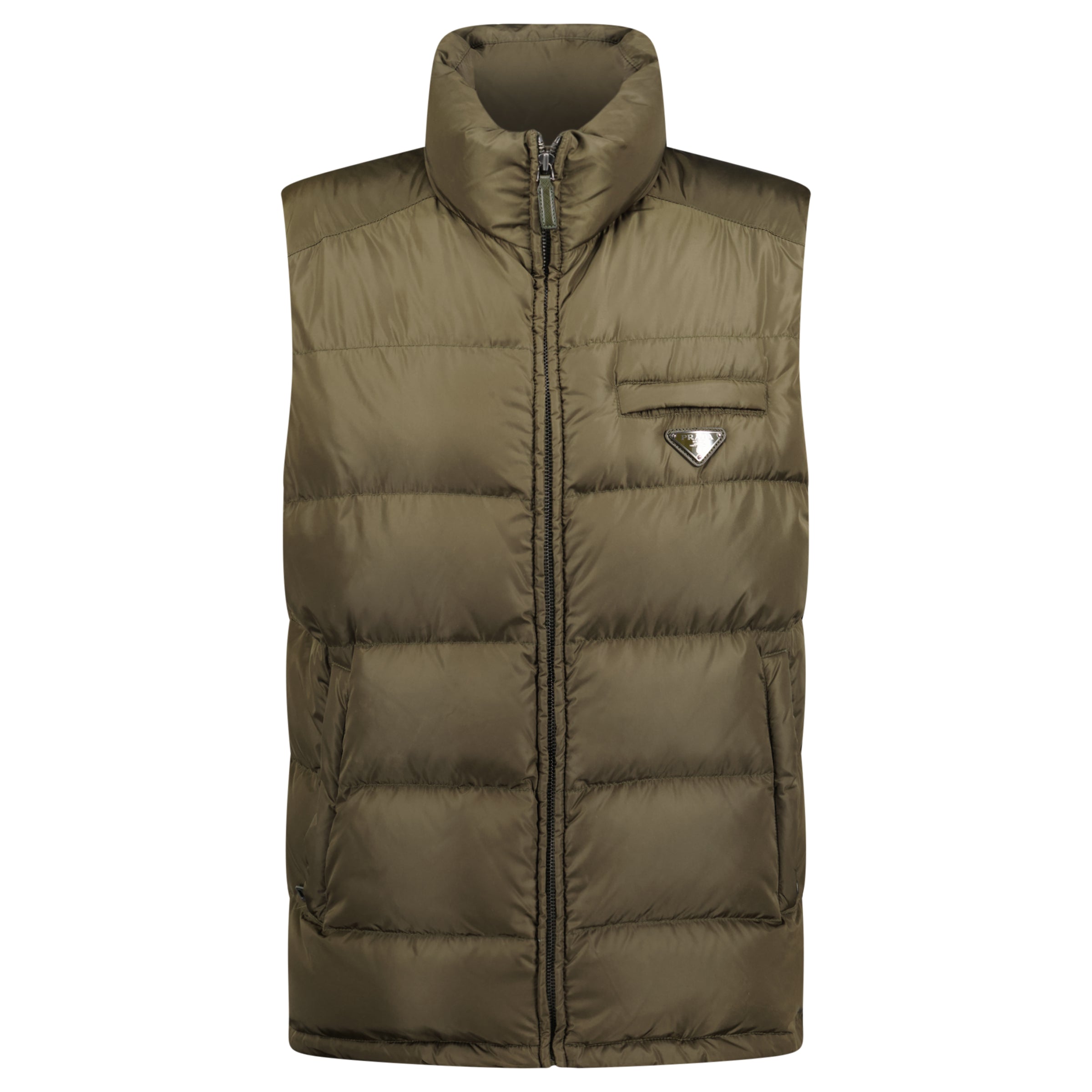 PRADA KHAKI GILET 50 L Affluent Archives