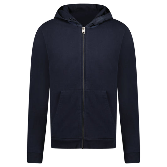 PRADA LINEA ROSSA NAVY HOODIE - L (Fits M) - affluentarchivesUsed HIGH END DESIGNER CLOTHING