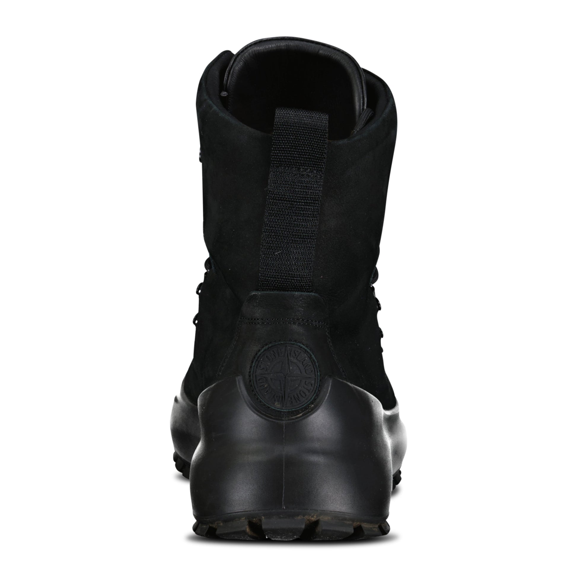 STONE ISLAND BLACK BOOT - UK 9 (43) - affluentarchivesUsed HIGH END DESIGNER CLOTHING