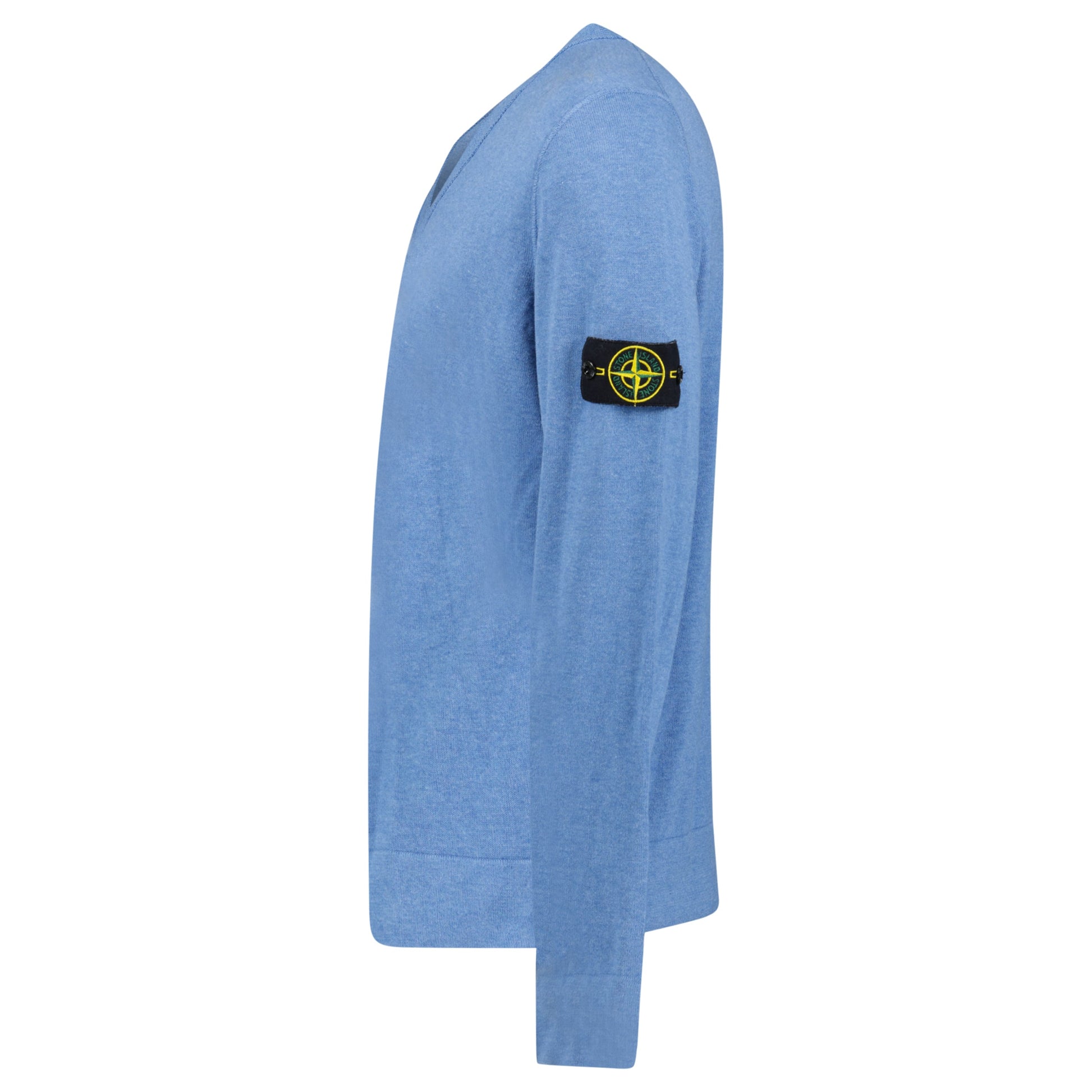 STONE ISLAND LIGHT BLUE CARDIGAN - LARGE - Affluent ArchivesUsed HIGH END DESIGNER CLOTHING