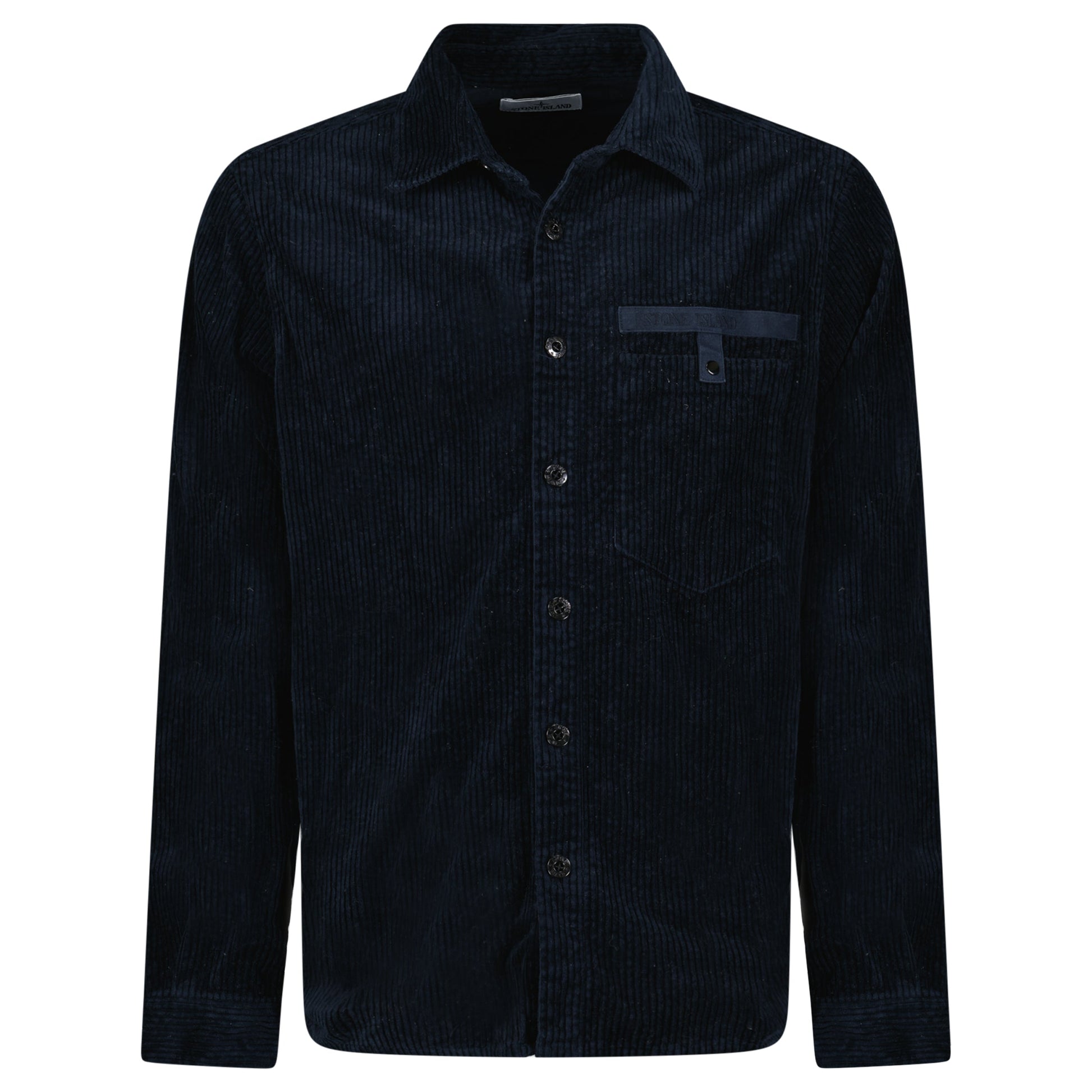 STONE ISLAND NAVY CORDUROY SHIRT - LARGE - Affluent ArchivesUsed HIGH END DESIGNER CLOTHING