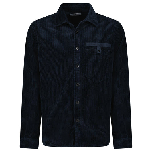 STONE ISLAND NAVY CORDUROY SHIRT - LARGE - Affluent ArchivesUsed HIGH END DESIGNER CLOTHING