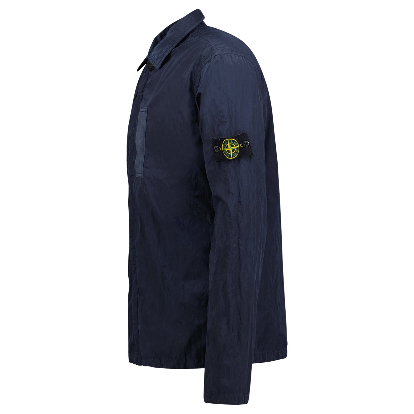 STONE ISLAND PADDED NAVY OVERSHIRT - LARGE - affluentarchivesUsed HIGH END DESIGNER CLOTHING