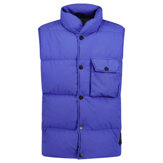 STONE ISLAND PURPLE BADGE GILET - LARGE - affluentarchivesUsed HIGH END DESIGNER CLOTHING