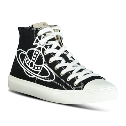 VIVIENNE WESTWOOD HIGH TOP TRAINER - 9 (43) NEW - affluentarchivesUsed HIGH END DESIGNER CLOTHING